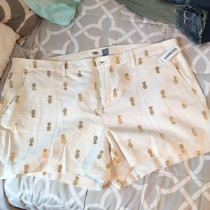 ❎ SOLD • NWT Old Navy Linen Pineapple Shorts